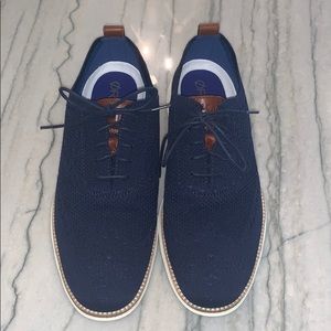 New Cole Haan navy Wingtip Oxford sneakers - 10 M